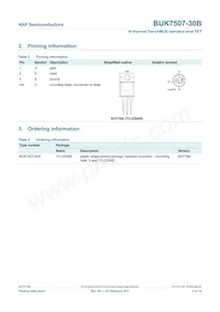 BUK7507-30B數據表 頁面 3