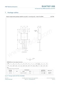 BUK7507-30B Datasheet Page 11
