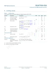 BUK7508-55A Datasheet Page 4
