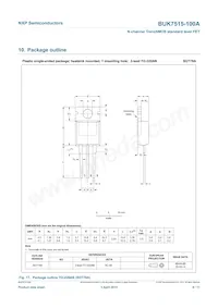 BUK7515-100A Datasheet Page 9
