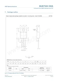 BUK7520-100A Datasheet Page 10
