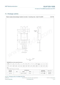 BUK7526-100B Datasheet Pagina 10