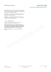 BUK7526-100B Datasheet Pagina 12