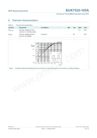 BUK7528-100A Datasheet Page 6
