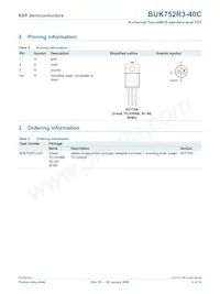 BUK752R3-40C Datasheet Page 3