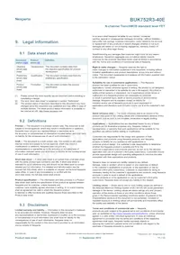 BUK752R3-40E Datasheet Page 11