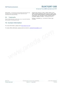 BUK752R7-30B Datasheet Pagina 14