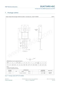 BUK754R0-40C Datasheet Page 11