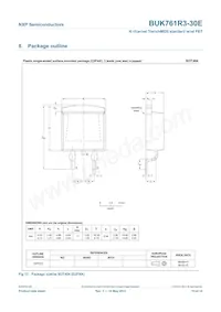 BUK761R3-30E Datasheet Page 11