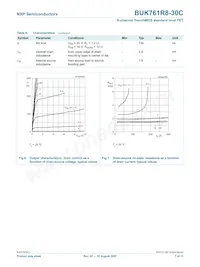 BUK761R8-30C Datasheet Page 8