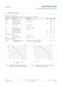 BUK7628-100A/C Datasheet Page 3
