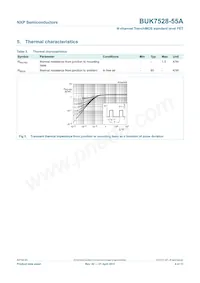 BUK7628-55A Datasheet Page 5