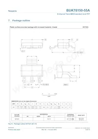 BUK78150-55A Datasheet Page 9