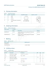 BUK7880-55 Datasheet Page 3