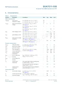 BUK7E11-55B Datasheet Page 7