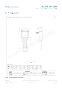 BUK7E2R7-30B Datasheet Page 11