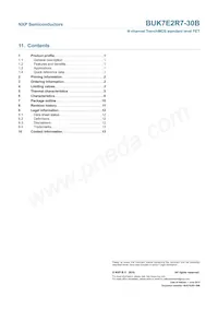 BUK7E2R7-30B Datasheet Page 15