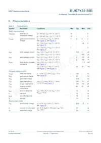 BUK7Y35-55B Datasheet Page 7