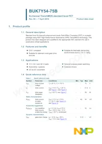 BUK7Y54-75B數據表 頁面 2