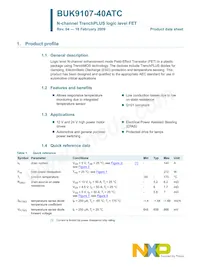 BUK9107-40ATC數據表 頁面 2