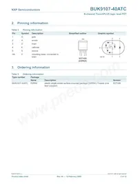 BUK9107-40ATC Datasheet Page 3