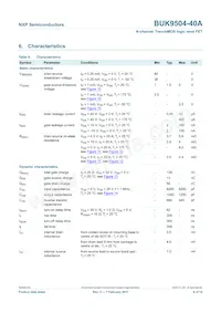 BUK9504-40A Datasheet Page 7