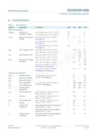 BUK9509-40B Datasheet Page 7