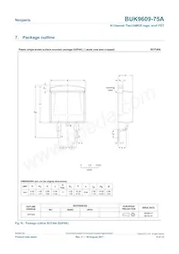 BUK9509-75A Datasheet Page 9