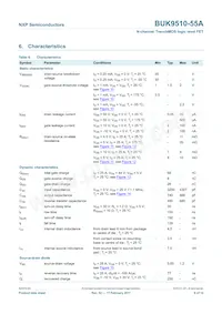 BUK9510-55A Datasheet Page 6