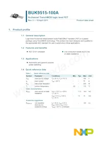 BUK9515-100A數據表 頁面 2