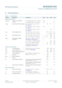 BUK9524-55A Datasheet Page 6