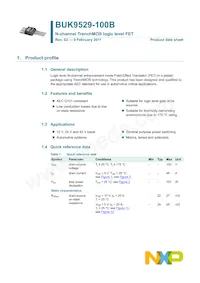 BUK9529-100B Datasheet Page 2