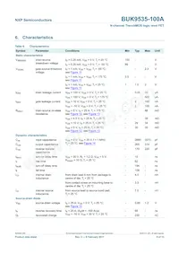 BUK9535-100A Datasheet Page 6