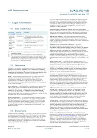 BUK953R2-40B Datasheet Pagina 12