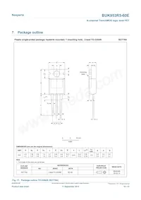 BUK953R5-60E Datasheet Page 10