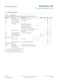 BUK954R2-55B Datasheet Page 4