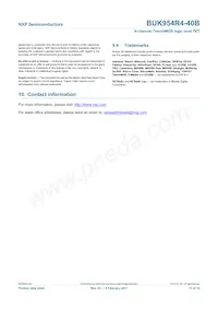 BUK954R4-40B Datasheet Page 14