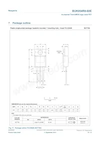 BUK954R8-60E Datasheet Page 10
