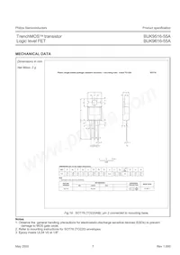 BUK9616-55A Datasheet Page 8