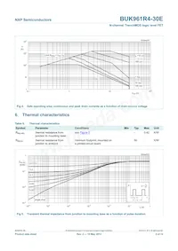 BUK961R4-30E Datasheet Pagina 6