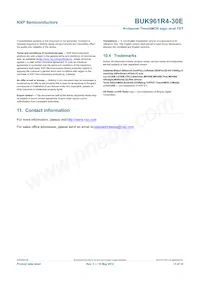 BUK961R4-30E Datasheet Page 14