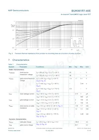 BUK961R7-40E數據表 頁面 6