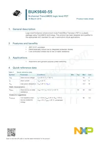 BUK9840-55 Datasheet Page 2