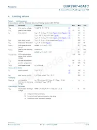 BUK9907-40ATC Datasheet Page 3