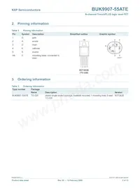 BUK9907-55ATE Datasheet Page 3