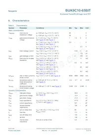 BUK9C10-65BIT Datasheet Page 6