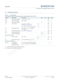 BUK9E06-55A Datasheet Page 3