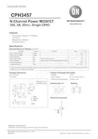 CPH3457-TL-H Datasheet Cover