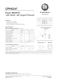 CPH6347-TL-H Datasheet Cover