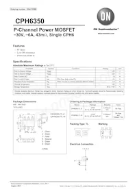 CPH6350-TL-E Datasheet Cover